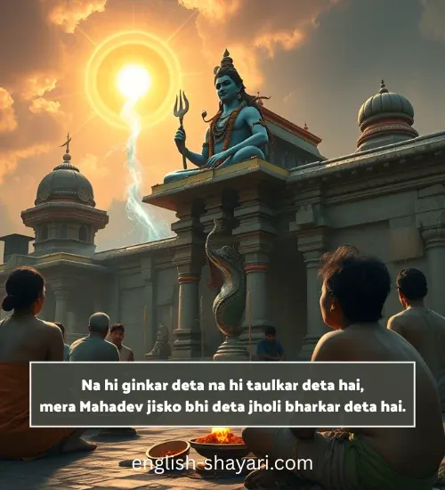 Mahadev Quotes in English 2 Line