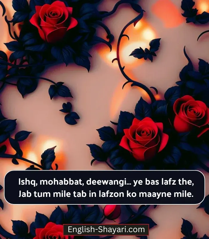 Mohabbat Shayari in English