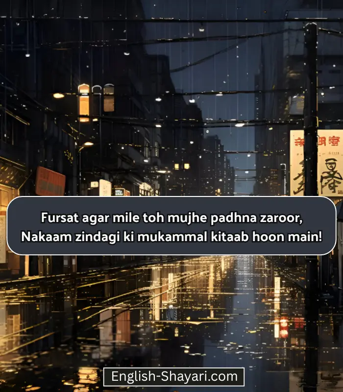 Sad Life Shayari in English