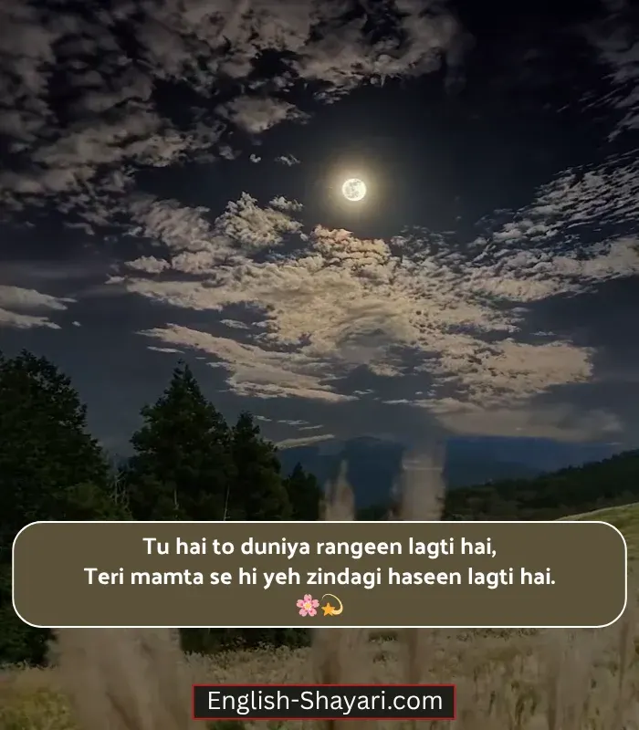 Mother Shayari in English Text