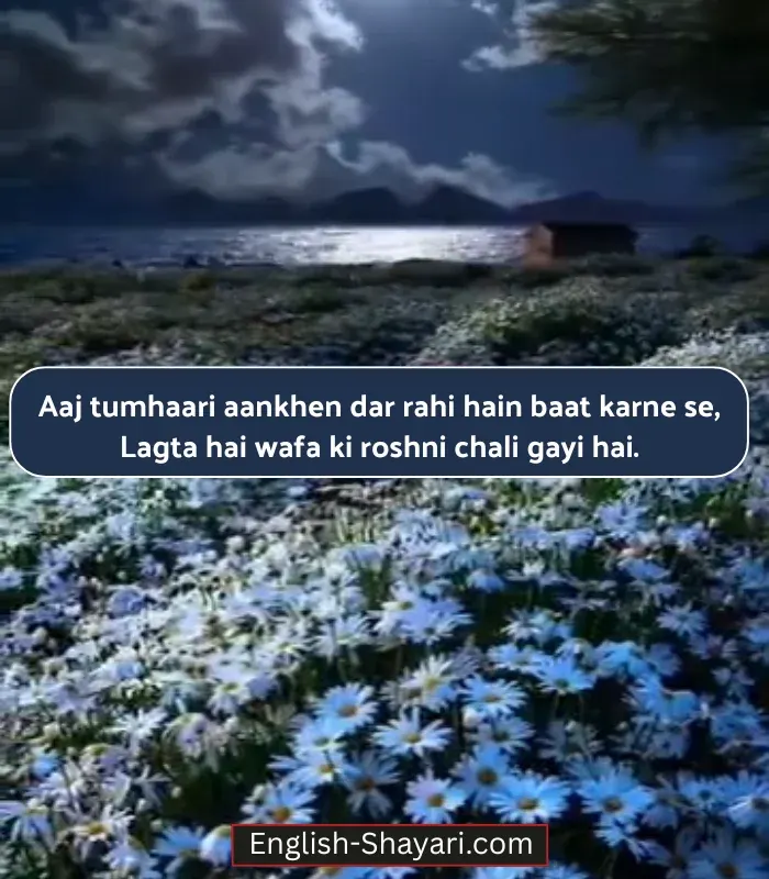 2 Line Shayari on Eyes in English
