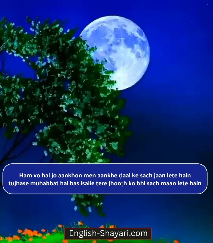 2 Line Shayari on Eyes in English for Girl