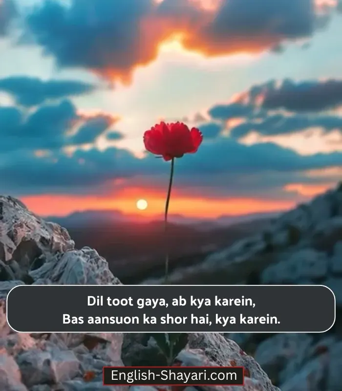 2 Line Shayari on Eyes in English Sad