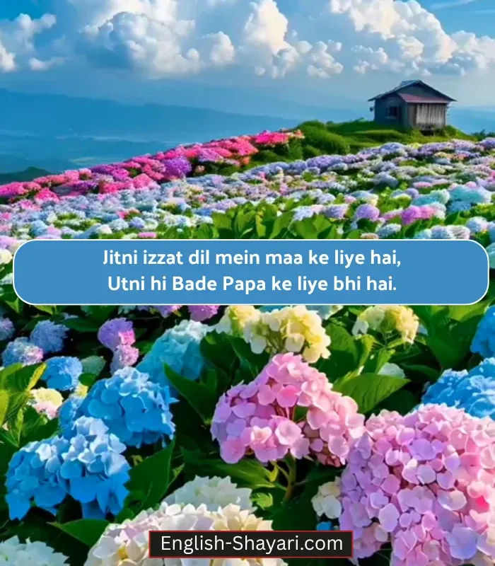 Bade Papa Ke Liye Shayari in English