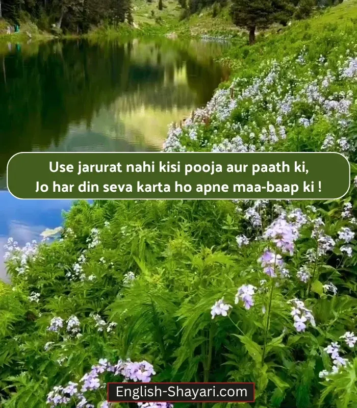 Mummy Papa Ke Liye Shayari in English 