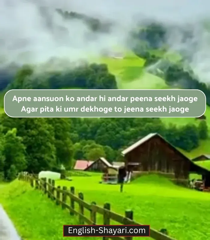 Papa Ke Liye Shayari in English Text