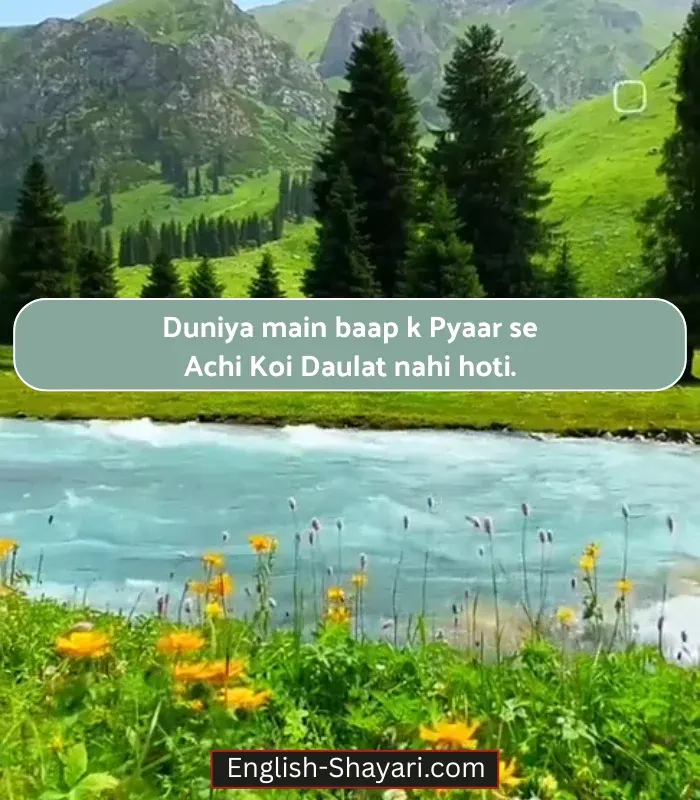 Papa Ke Liye Shayari in English Text
